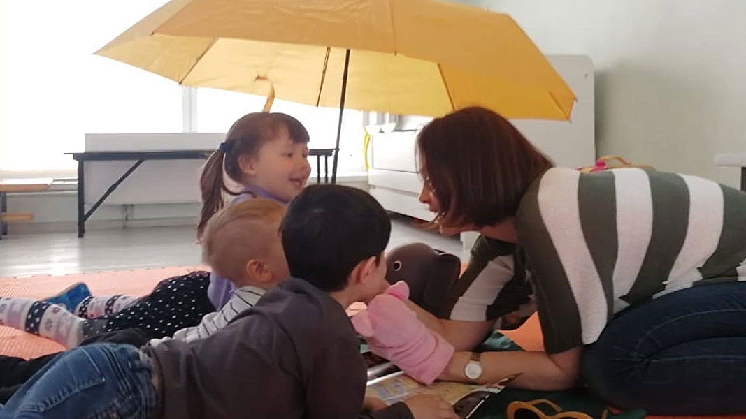 Фото занятия в очной группе